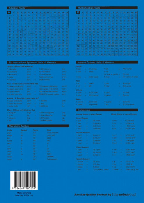 Protext Premium Exercise Book A4 64 Page Plain Pack 20 — open pages showing plain paper