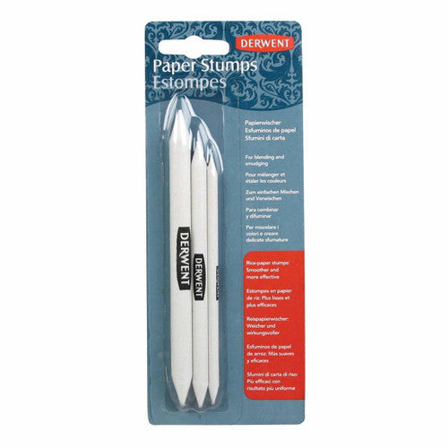 Derwent Paper Stumps Pack of 3 Box of 12