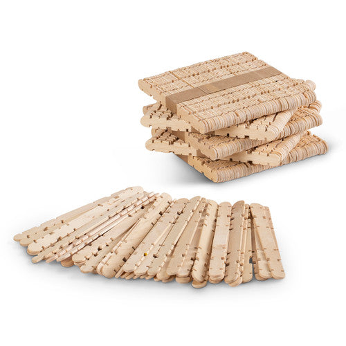 Educational Colours Natural Construction Popsticks Set of 300
