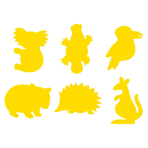 Educational Colours Paint and Dough Stampers Australian Animals Set of 6
