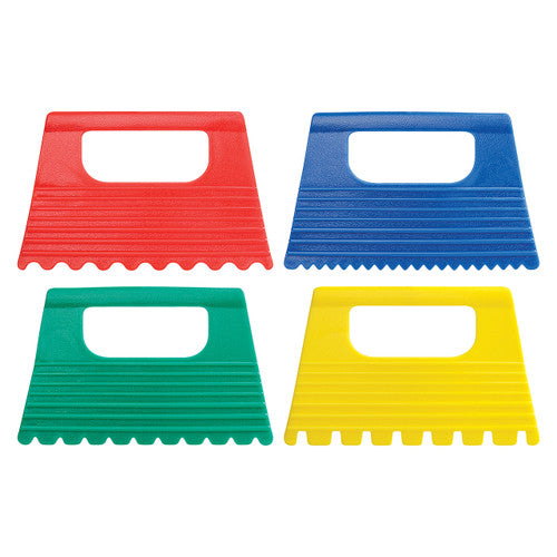 Creative School Supply Paint Pattern Scrapers Set of 4