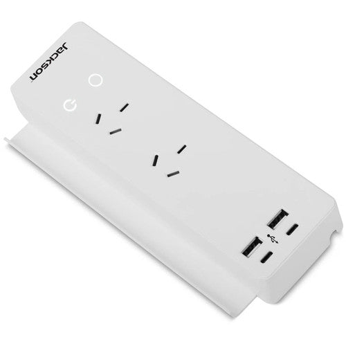 Jackson Power Hub 2 x USB-A USB-C Outlet White