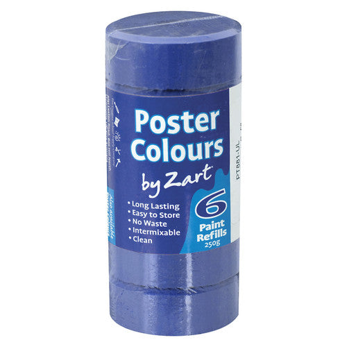 Creative School Supply Poster Colours Refill Ultramarine Pack of 6