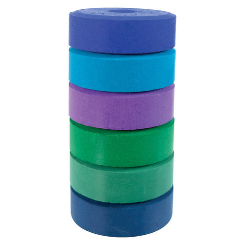 Creative School Supply Poster Colours Palette Refill Cool Set of 6