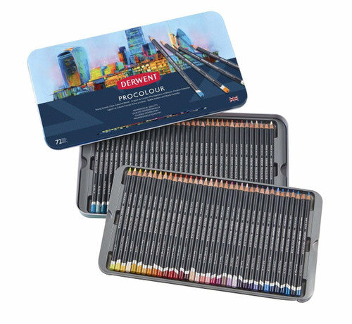 Derwent Procolour Pencil Assorted Tin of 72