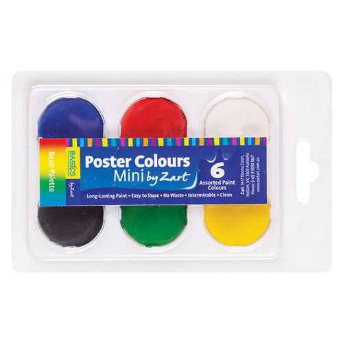 Creative School Supply Zart Mini Poster Colours Basic