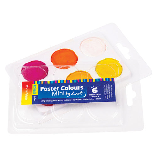 Creative School Supply Zart Mini Poster Colours Warm