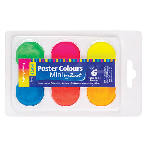 Creative School Supply Zart Mini Poster Colours Fluoro