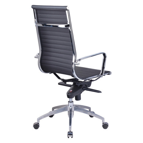 Rapidline PU605H High Back Executive Chair Black PU