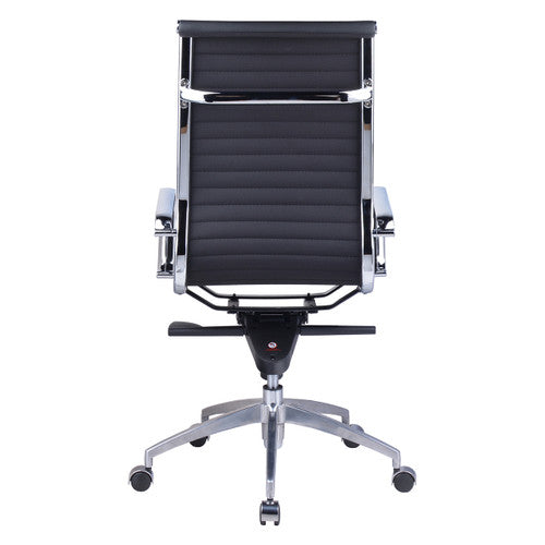 Rapidline PU605H High Back Executive Chair Black PU