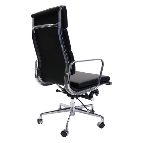 Rapidline PU900H High Back Executive Chair Black PU