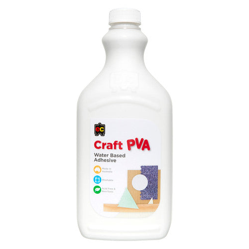 Educational Colours Craft PVA Water Based Adhesive 2L