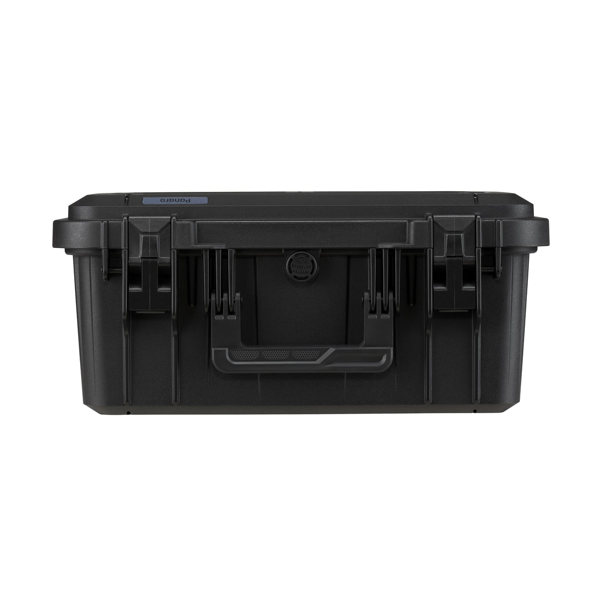 Front of the closed Panaro EKO60D deep case with latches and handle