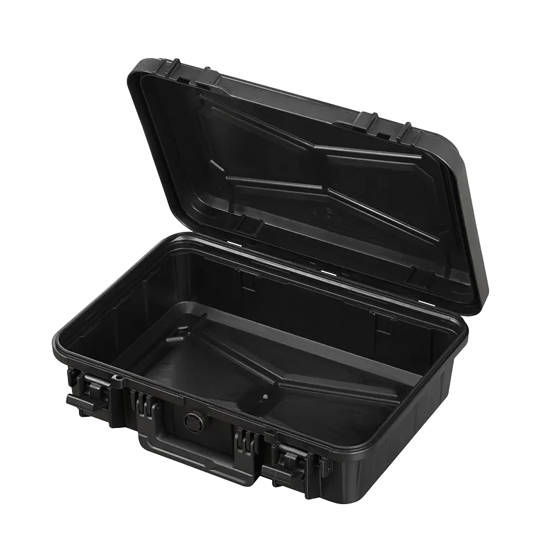 Panaro EKO60 open and empty, showing the base and moulded lid interior
