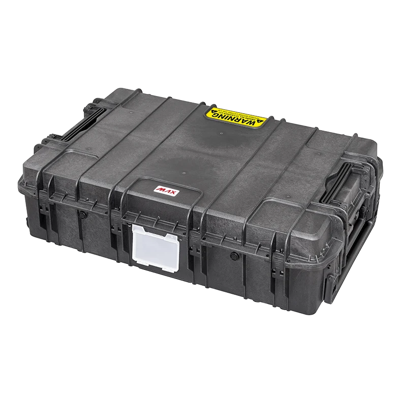 Closed Panaro MAX1090H280-R with the removable lid, warning label and front label holder
