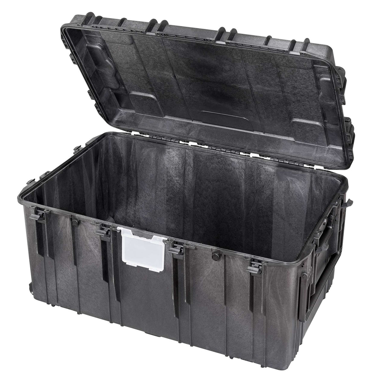 Panaro MAX1090H510-H open and empty with the hinged lid raised, showing the deep base