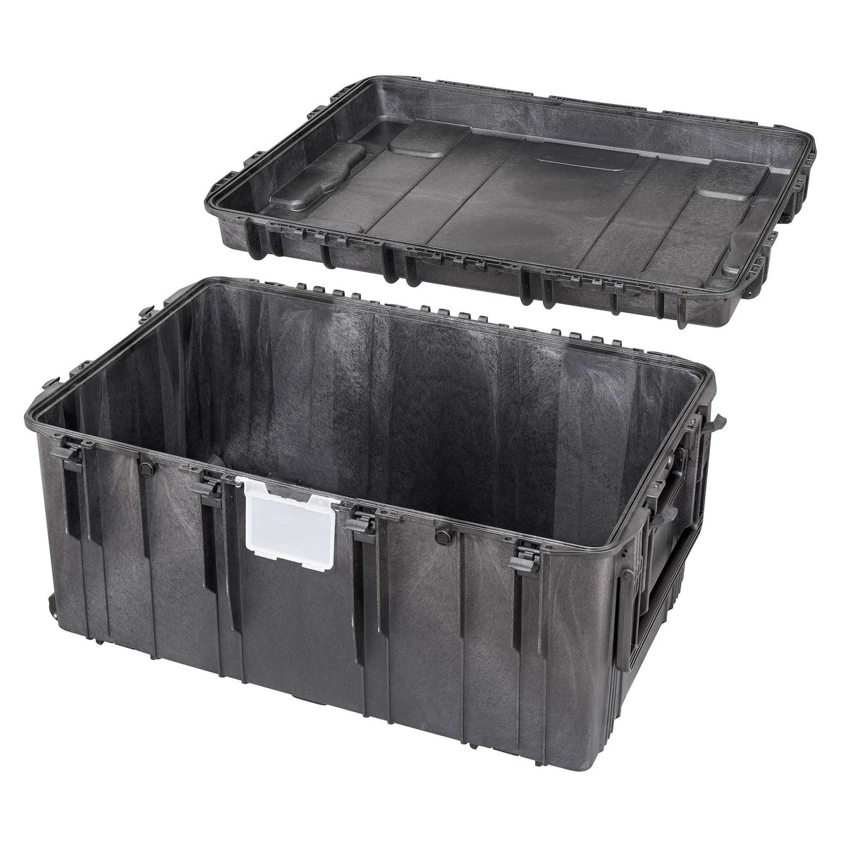 MAX1090H510-R with the removable lid lifted off and set above the empty base, showing the plain black interior walls