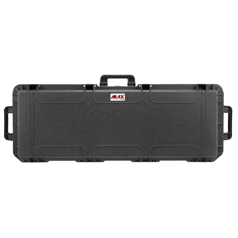 Panaro MAX1100GPB waterproof case in black with Convoluted Foam, open or detail view of the interior configuration