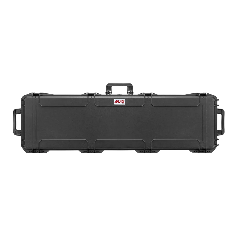 Panaro MAX1350GPB waterproof case in black with Convoluted Foam, open or detail view of the interior configuration