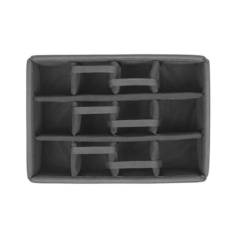 Front view of the Panaro MAX505 padded divider insert out of the case
