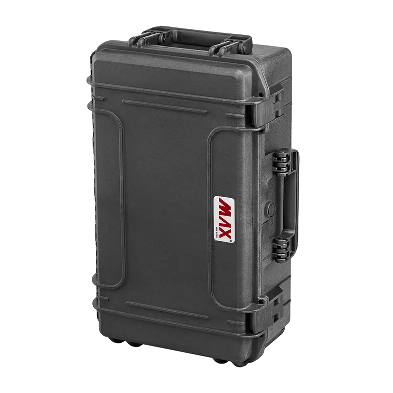 Panaro MAX520 standing on end showing the side handle and MAX logo
