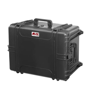 Closed Panaro MAX620H340 case at an angle showing the handle, latches and MAX logo