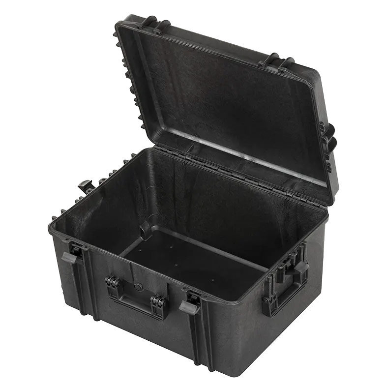 Panaro MAX620H340 open and empty, showing the deep base and the inside of the lid