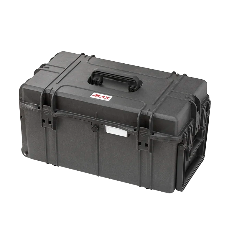 Panaro MAX630S waterproof case in black with Cubed Foam, open or detail view of the interior configuration