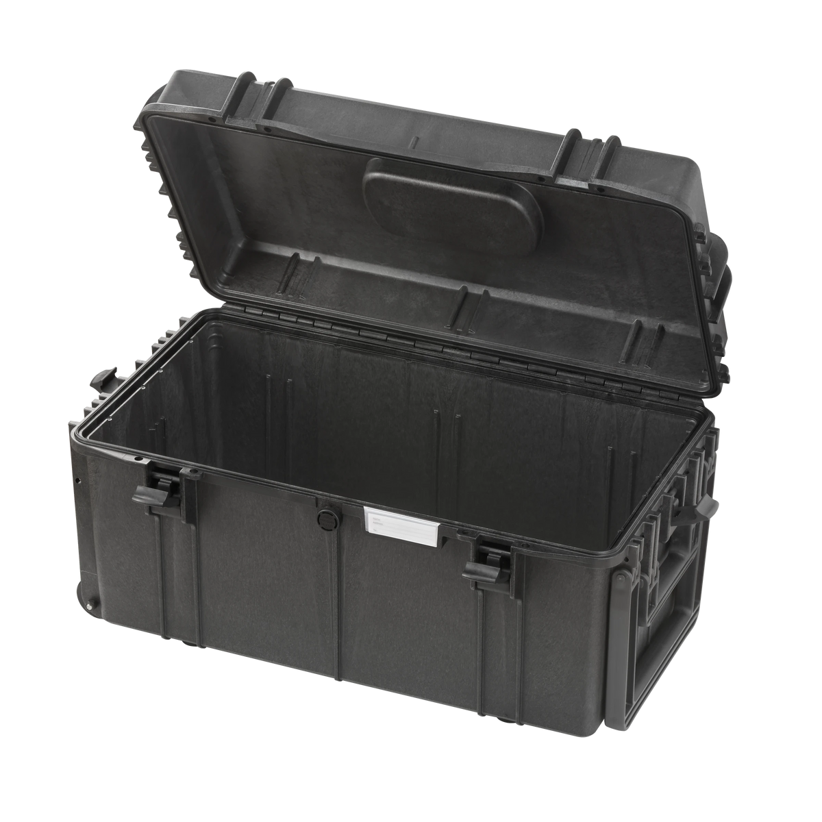Panaro MAX630 open and empty, showing the deep base and the inside of the lid