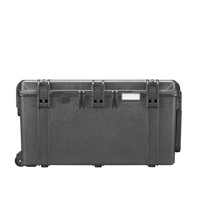 Panaro MAX750H400HDS waterproof case in black with High Density Cubed Foam, open or detail view of the interior configuration