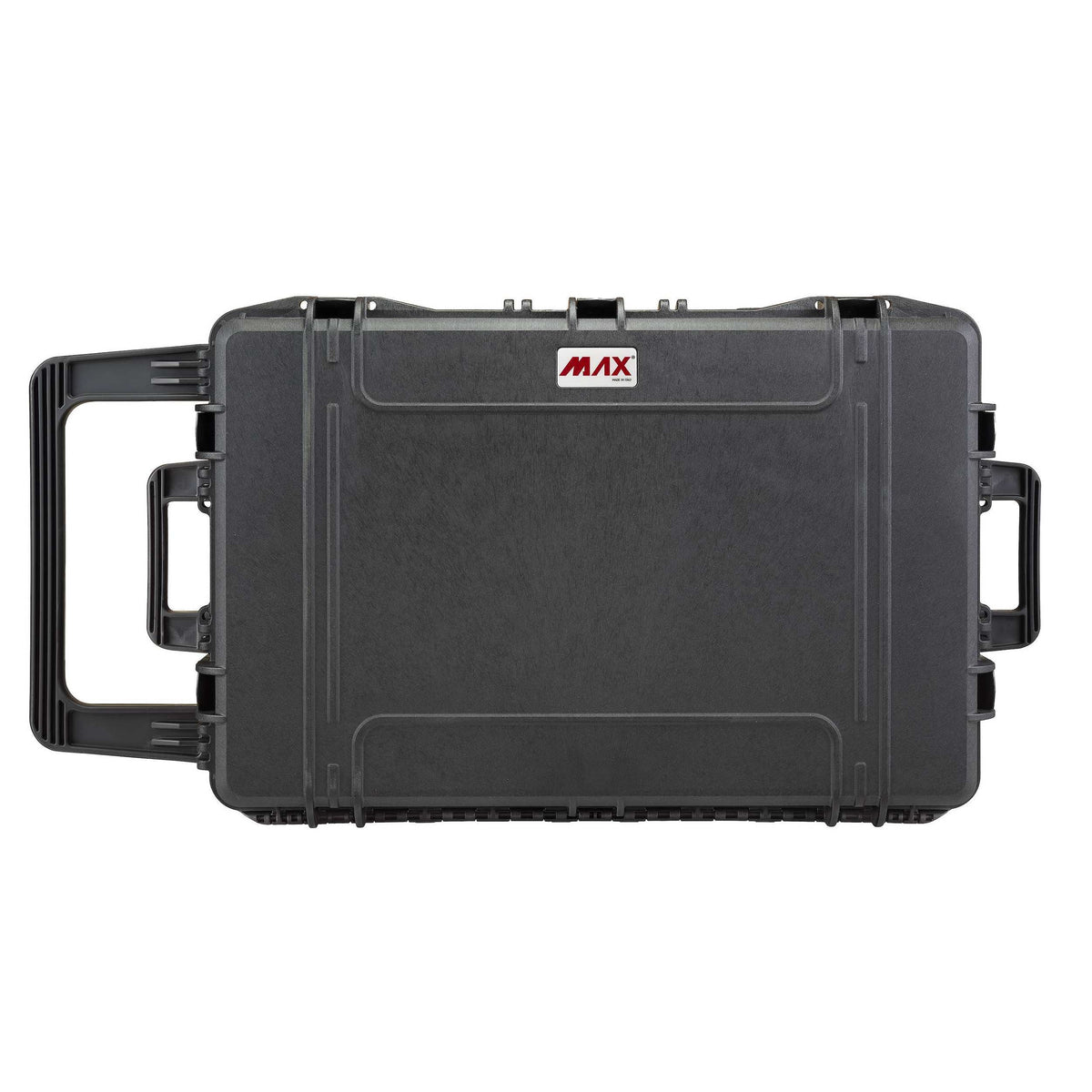 Panaro MAX750H400 lid view with the carry handle and the end handle folded out