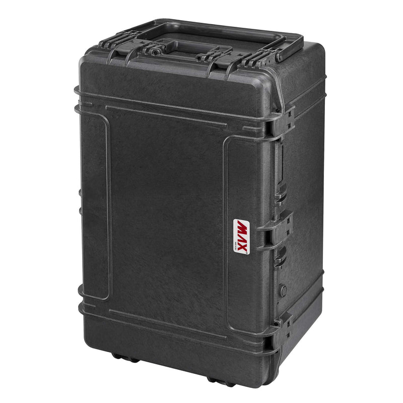 Panaro MAX750H400 stood on end with the MAX logo and stacking ridges visible
