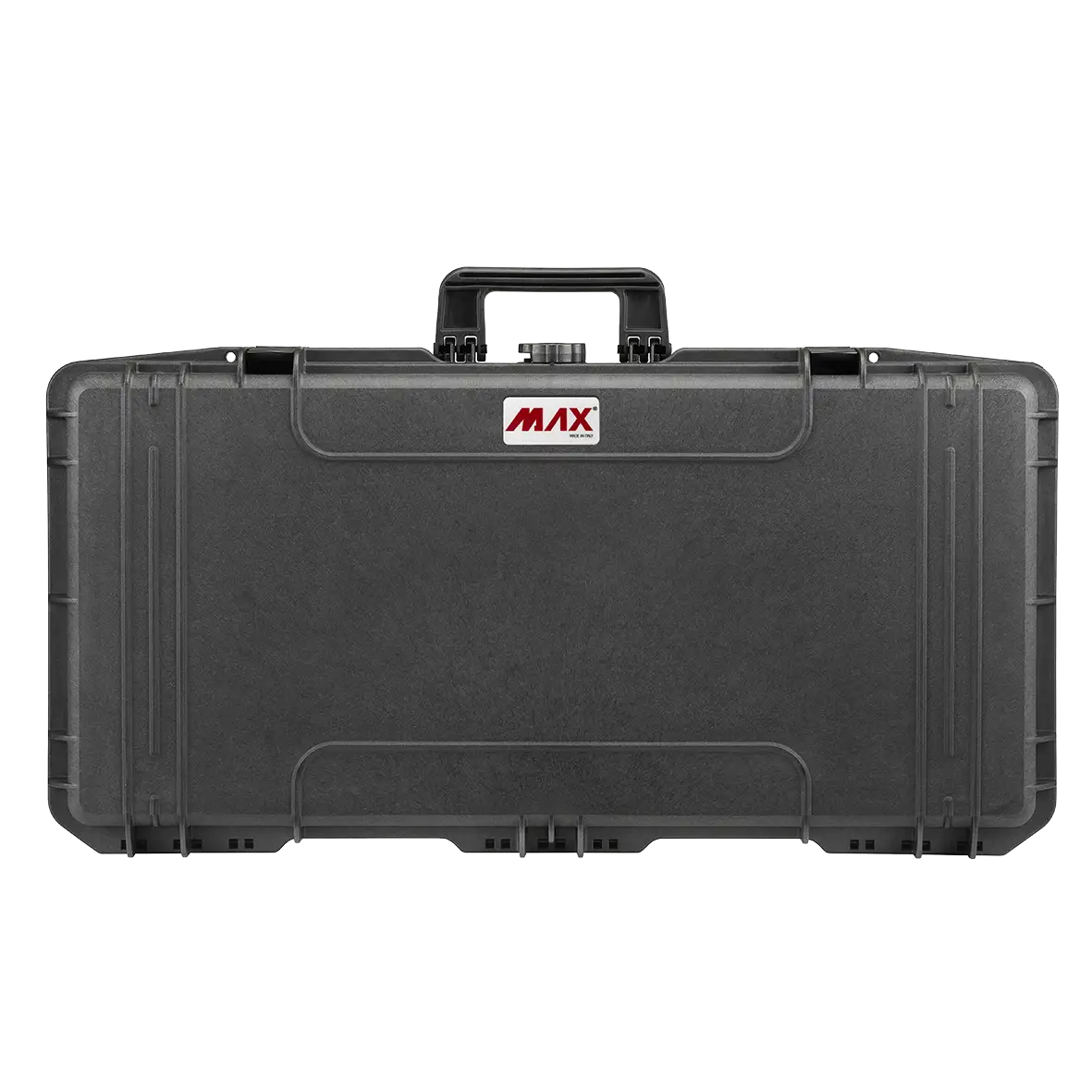 Panaro MAX800GPB waterproof case in black with Convoluted Foam, open or detail view of the interior configuration