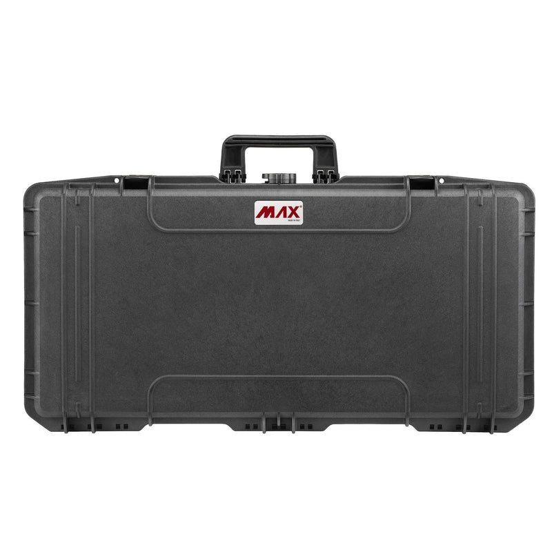 Panaro MAX800 lid view with the soft grip carry handle and red MAX logo