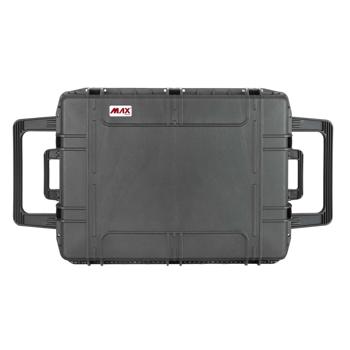 Panaro MAX820 lid view with the handles on both sides folded out