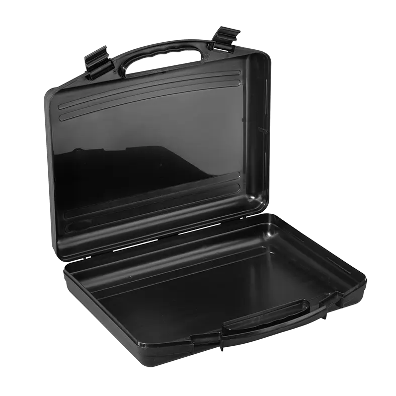 Panaro TC200 open and empty, showing the shallow polypropylene base and lid