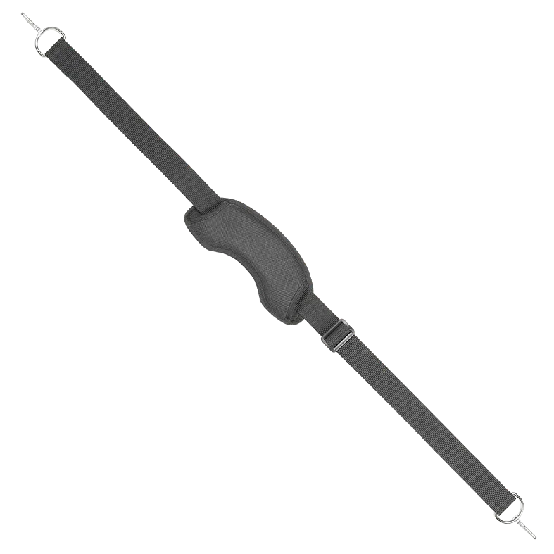Full length of the Panaro TRAEKO strap with the padded section and a clip at each end