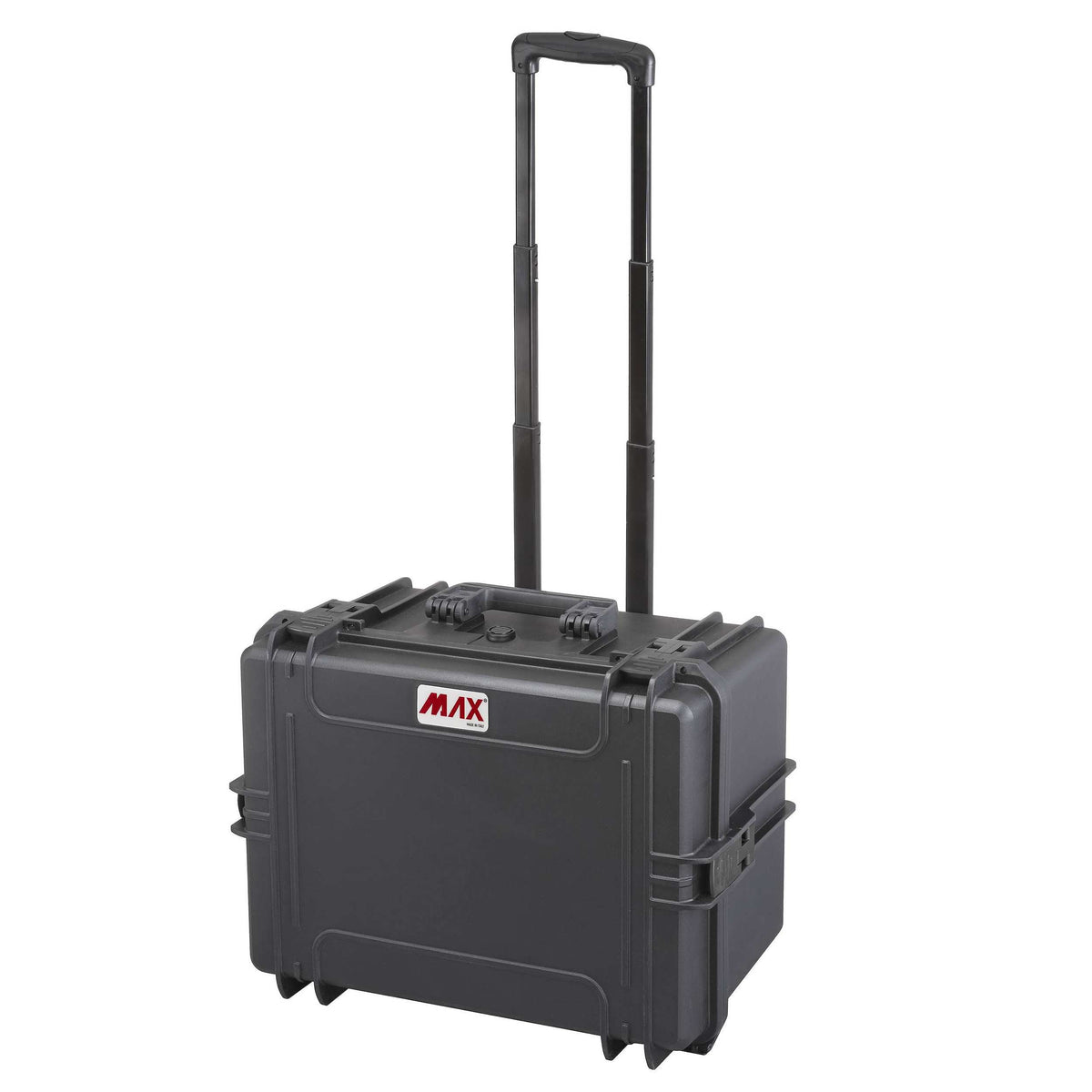 MAX505H280TR case standing with its telescopic handle extended, case shown for reference only