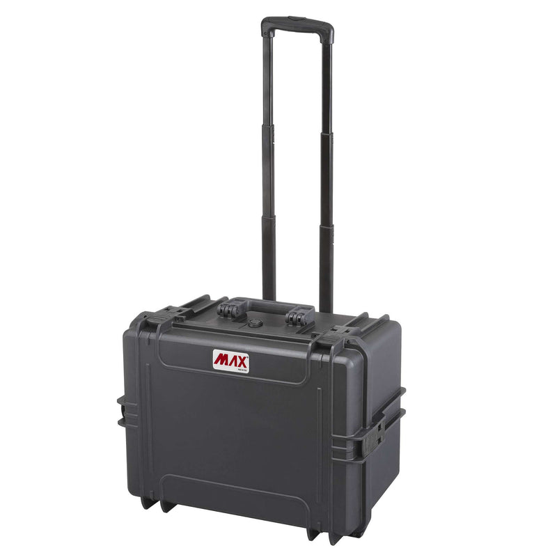 MAX505H280TR case standing with its telescopic handle extended, case shown for reference only