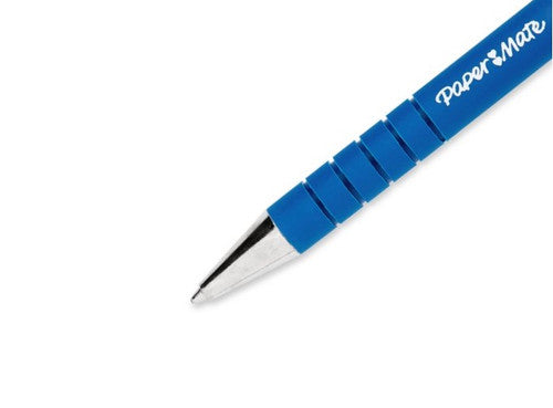 Papermate Flexgrip Ultra Retractable Ballpoint Pen Medium 1.0mm Blue Box of 12