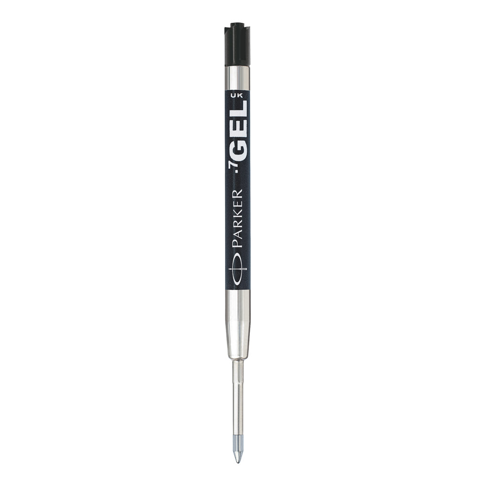 Single Parker gel refill with black label printed .7 GEL and a silver metal tip section