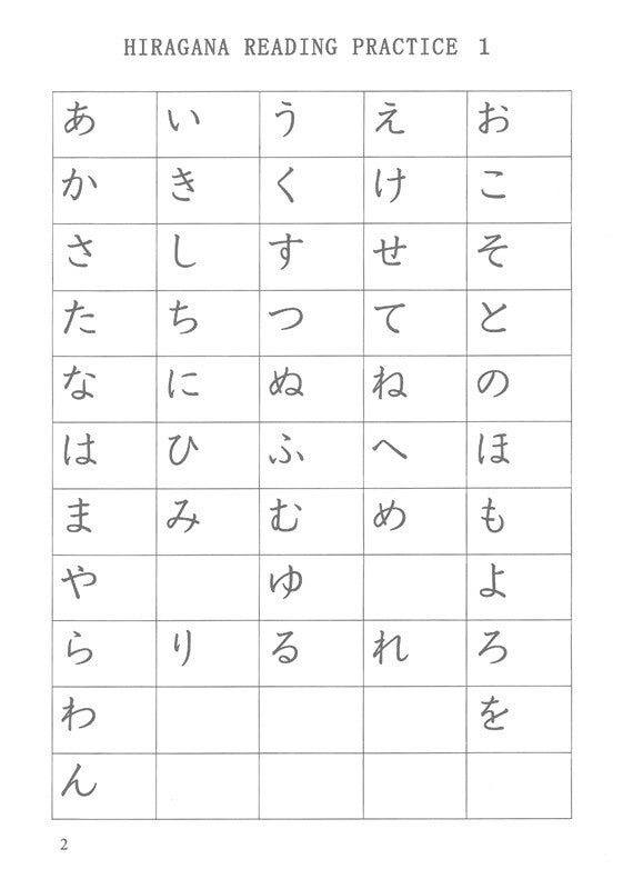Sample interior page from A First Course in Japanese Beginners Course Accelerated Level Workbook as shown in the Pascal Press product gallery