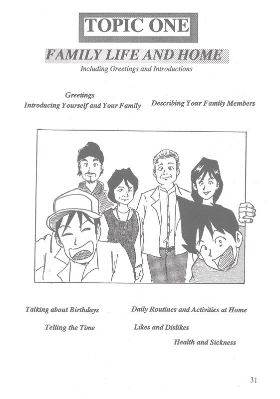 Sample interior page from A First Course in Japanese Beginners Course Accelerated Level Workbook as shown in the Pascal Press product gallery