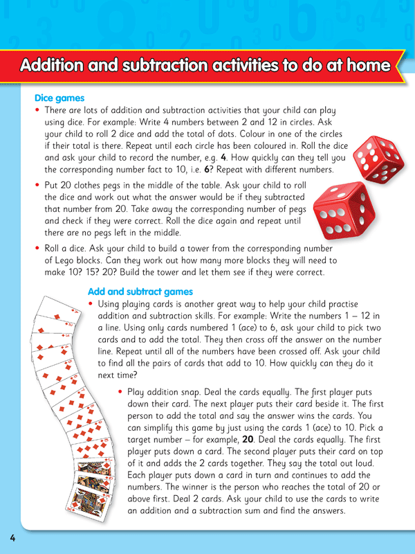 Sample interior activity page from ABC Mathseeds My First Add and Subtract showing early addition practice for young children