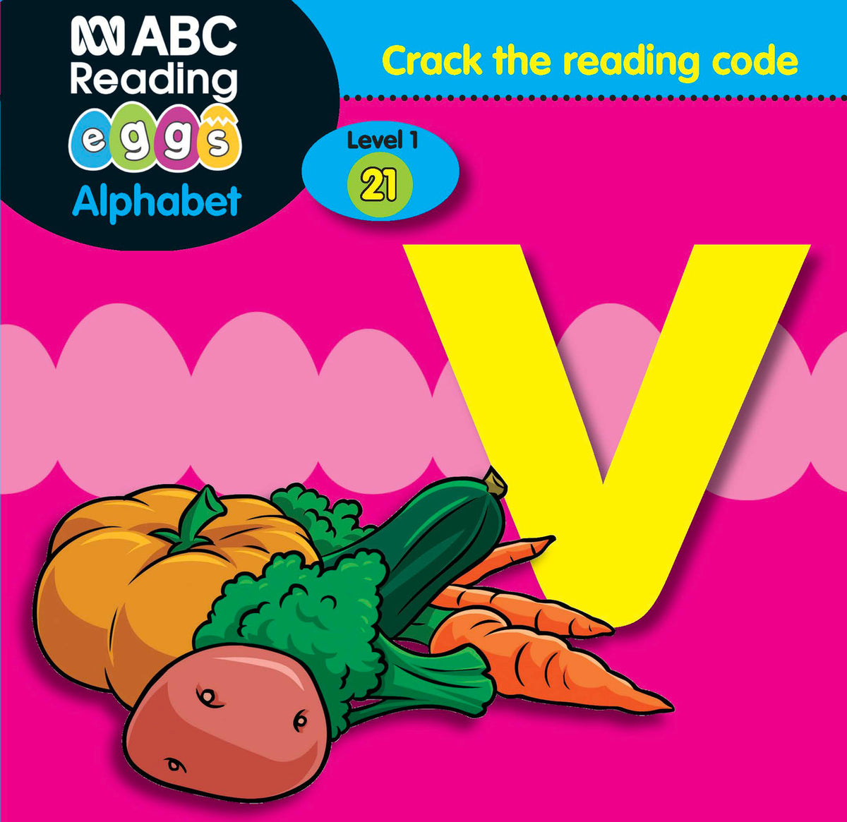 Cover of the reader for the letter V, one of the 10 readers included in ABC Reading Eggs Starting Out Book Pack 3