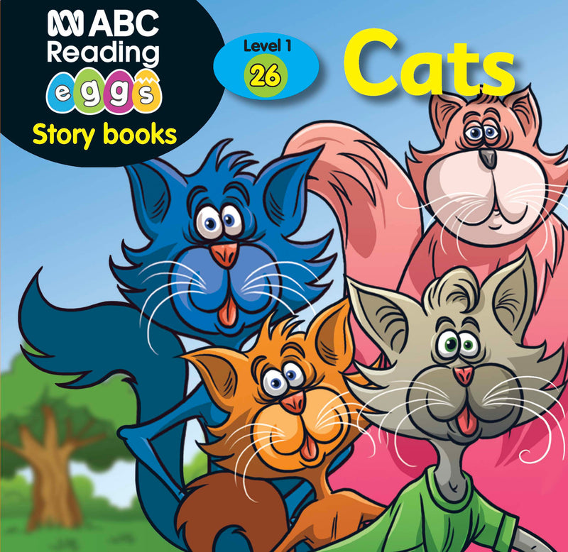 Cover of the reader Cats, one of the 10 readers included in ABC Reading Eggs Starting Out Book Pack 3