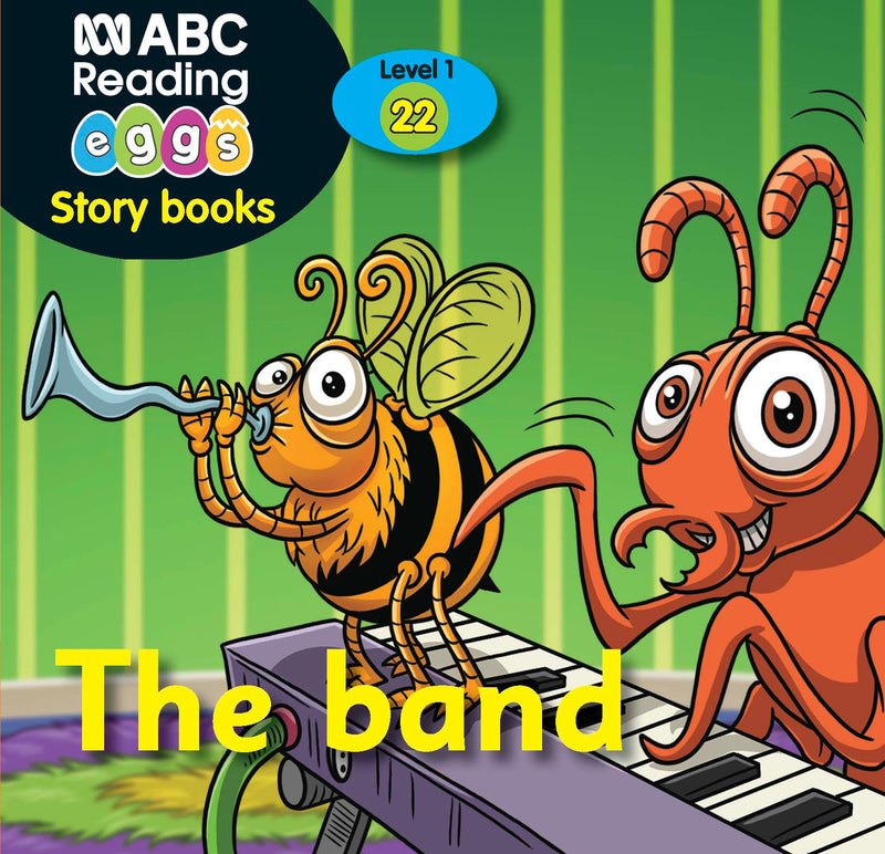 Cover of the reader The Band, one of the 10 readers included in ABC Reading Eggs Starting Out Book Pack 3