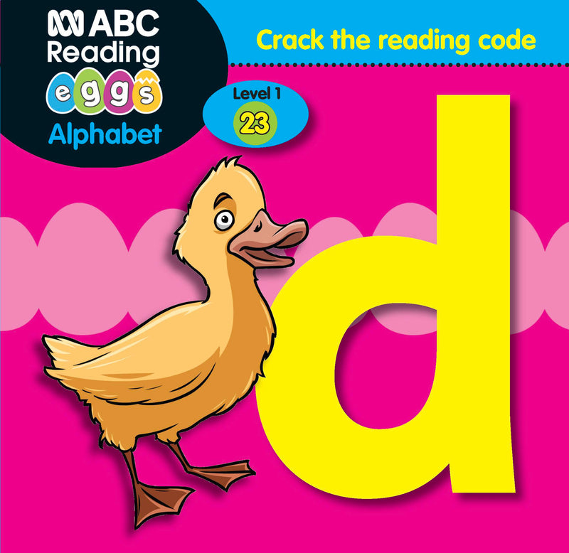 Cover of the reader for the letter D, one of the 10 readers included in ABC Reading Eggs Starting Out Book Pack 3