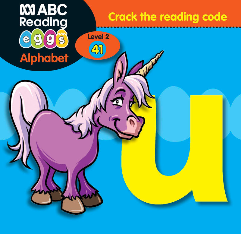 Front cover of the letter U reader, one of the 10 readers included in ABC Reading Eggs Beginning to Read Book Pack 5