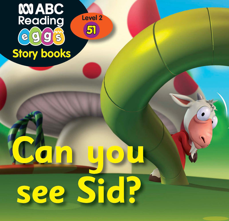 Front cover of the reader Can You See Sid, one of the 10 readers included in ABC Reading Eggs Beginning to Read Book Pack 6